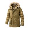 Male Casual Jackets Winter Outdoor Long Coats Men Hooded Long Down Jackets Winter Overcoats Warm ParkasSize 4XL
