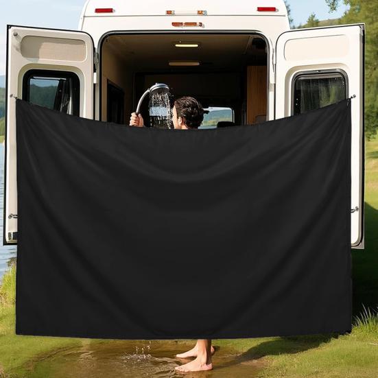 Cortina de Chuveiro para Carro Cortina para Porta Traseira para SUVs Caminhões Vans Universal Oxford Protetor Solar Cortina Divisória de Privacidade