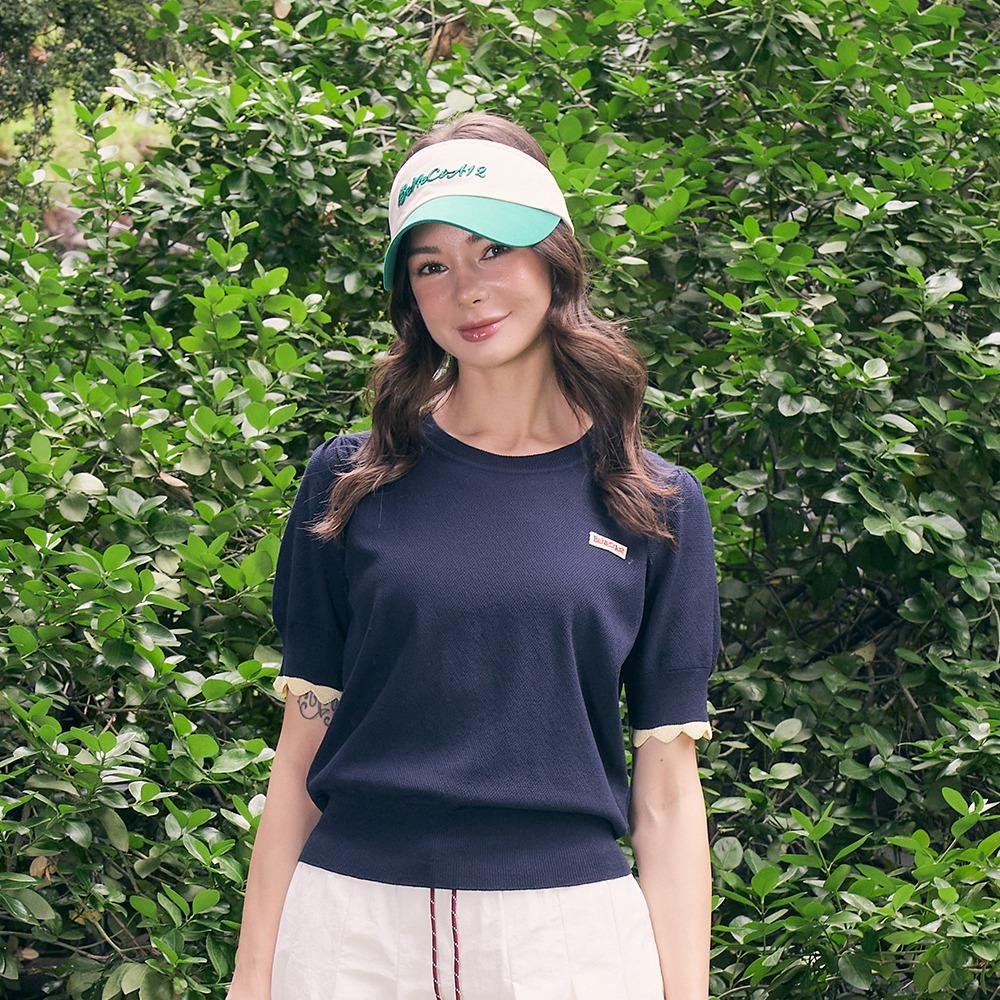 Venezia 12 Waffle Shirring Navy Free/Free