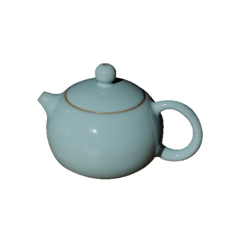 Elegant Ru Ware Kung Fu Tea Set with Gift Box - Premium Chinese Ceramic
