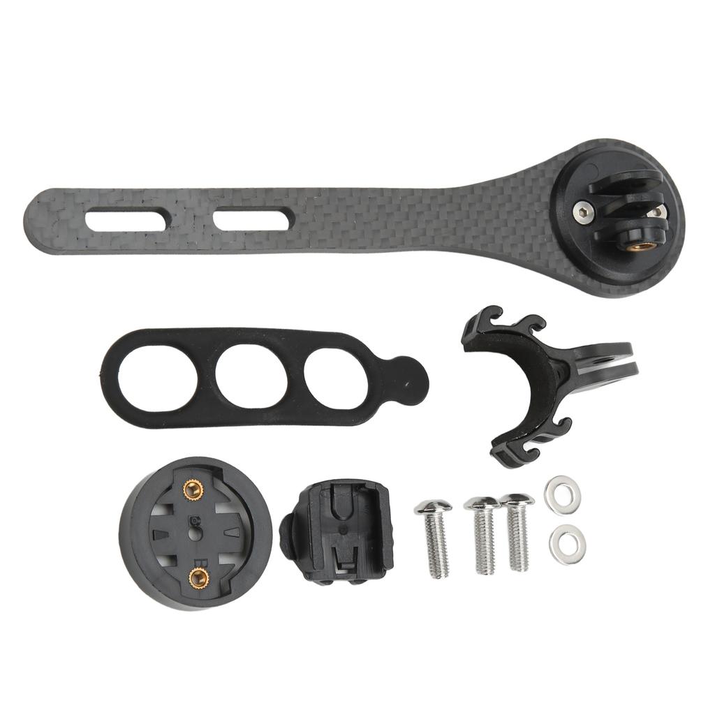 Bike Computer Holder Integrated Handlebar Stem Carbon Fiber Aluminium Alloy Bicycle Computer Mount