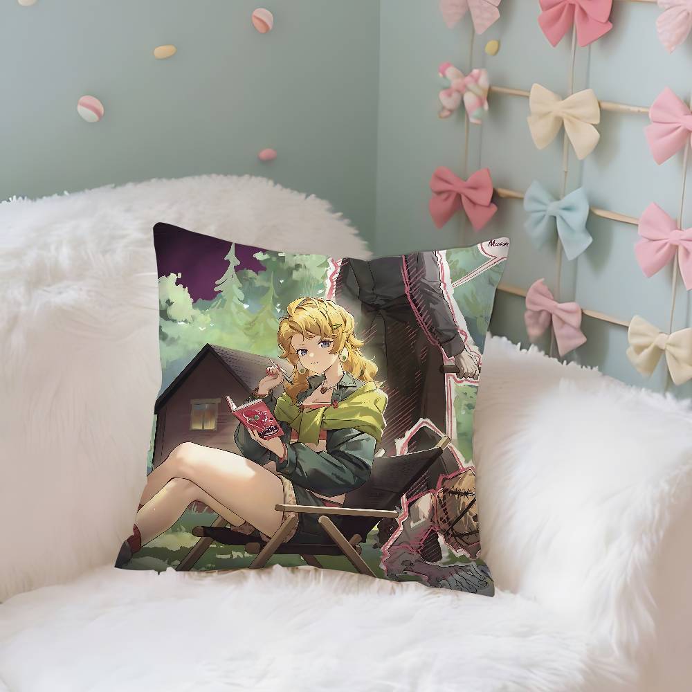 R-Reverse1999 Anime Pillow Case Cushion Cover Soft Cute Throw Pillow Case For Car Sofa Pillowcase Polyester With Zipper