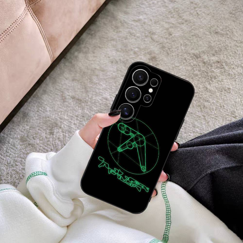 A-Aphex Twin Symbol Phone Case For Samsung S 24 fe 25 Ultra plus 20 lite 21 30 22 23 24 22 Ultra 5G Fundas