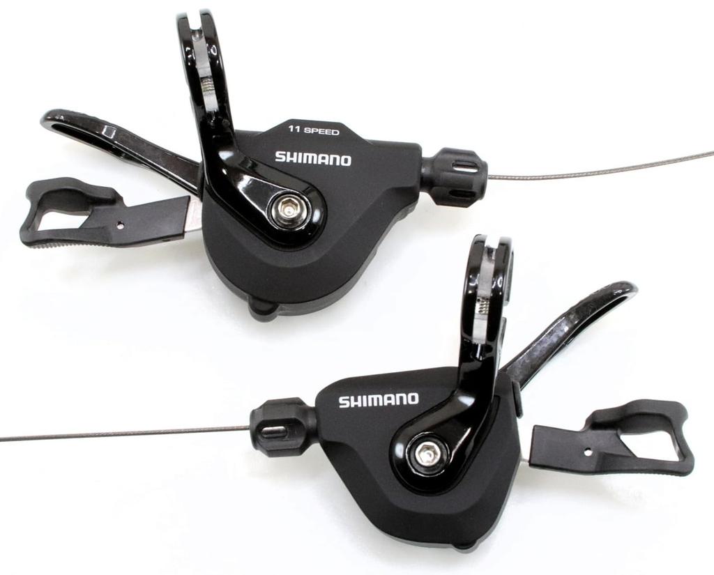 SHIMANO 105 2x11s přední dvojitá zadní 11rychlostní řadicí páka Rapidfire Plus a pravá černá SL-RS700 R/L (Levá sada)