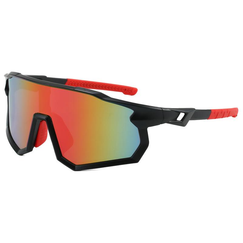 

Cross Border Outdoor Sports Cycling Sunglasses From Europe America Colorful Large Frame Windproof UV Resistant Hiking Goggles