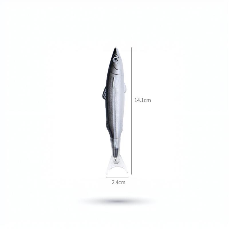 0.5mm Fine Tip Gel Pen Adorable Marine Fish Pattern No Smear Creative Writing Pen for Office School Homework