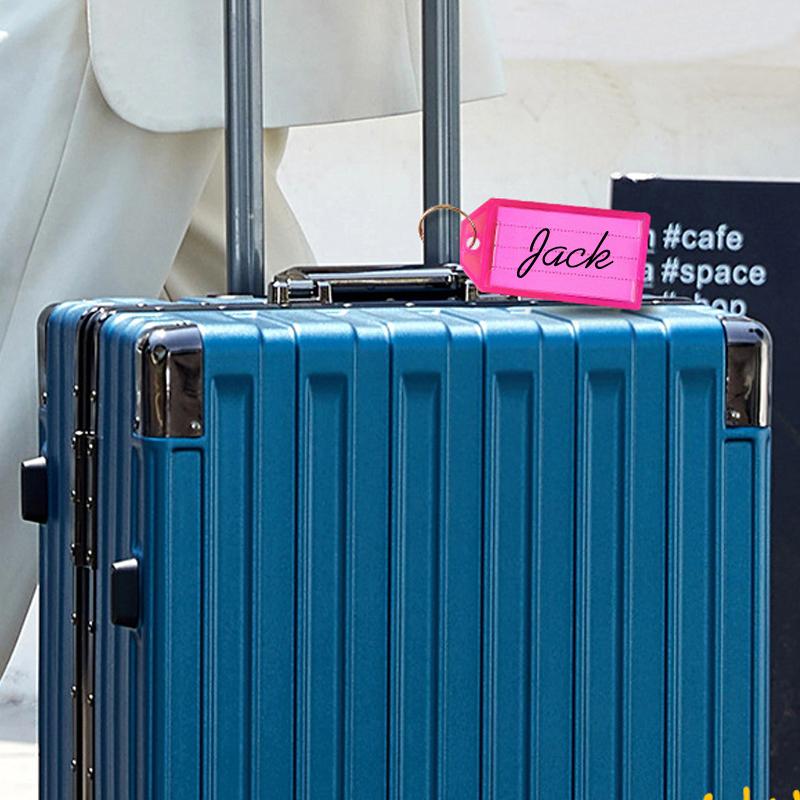 10~100pcs Plastic Keytag Colorful Keychain Pendant Markable Sign Desktop Storage Supplies Key Management for Baggage Tag TMZ