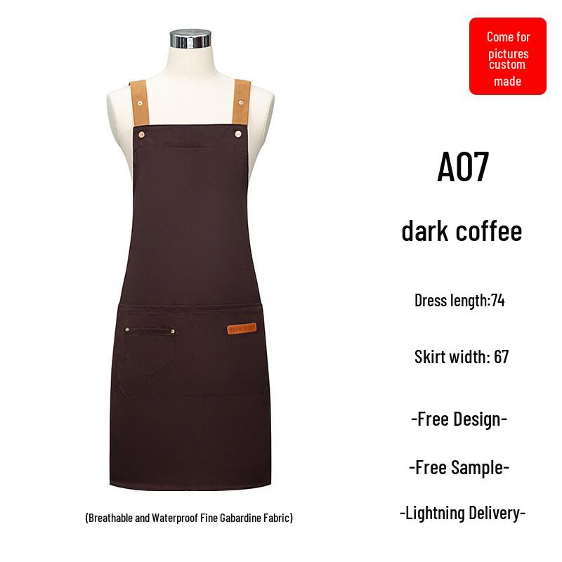 

Водонепроницаемый настраиваемый кухонный фартук с логотипом - Маслостойкий для поваров и домашнего использования