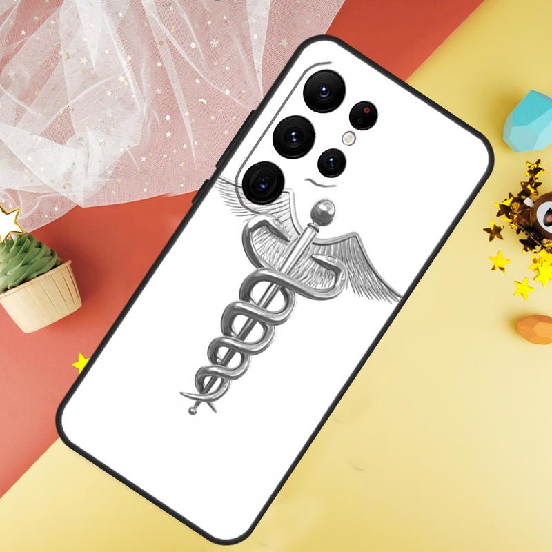 Doctor Nurse Medical Medicine Phone Case For Samsung Galaxy S25 S26 Ultra S21 S20 S22 S23 Ultra S10 Plus S24 FE Cover Coque