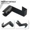 Easy Hook Design Black Bidet Sprayer Holder for Wall/Tank Mounting In Bathroom