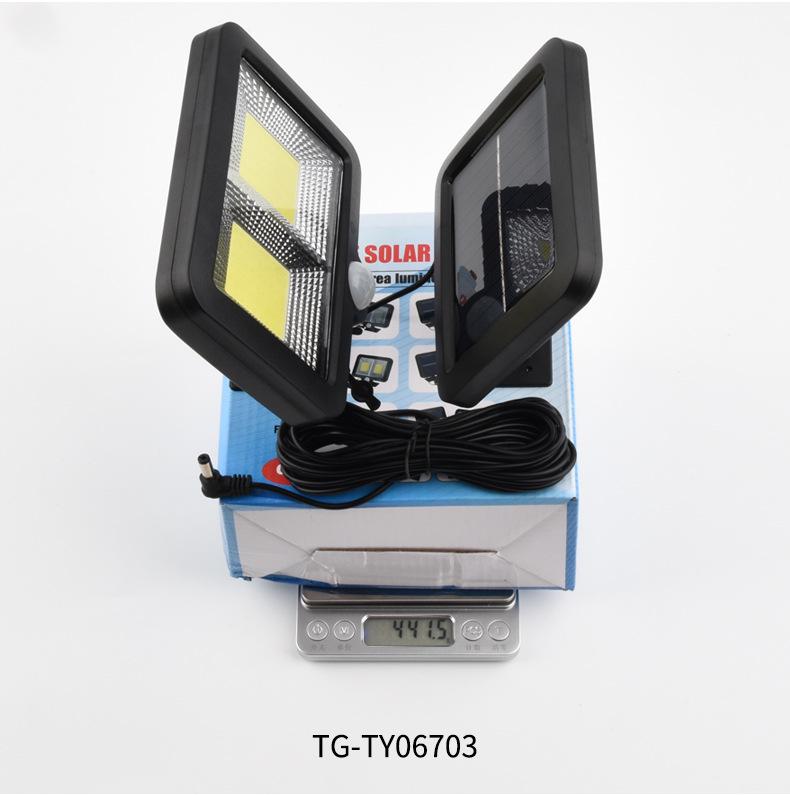 Solar-Powered Waterproof Motion Sensor Outdoor Wall & Garage Light