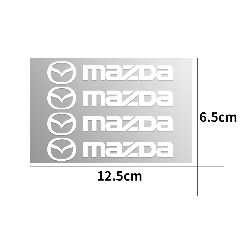 New Car Reflective Vinyl Sticker Door Handle Mirror Wiper Decoration Sticker For Mazda 3 6 MS Demio Atenza Axela CX-3 CX-8 MPS