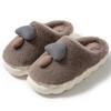 Mushroom Cotton Slippers Autumn and Winter Hair Mop Indoor Home Use Velvet Thick Bottom Couple Warm Cotton Mop