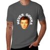 T-shirt Rick Astley T-shirt Semplice Festiva