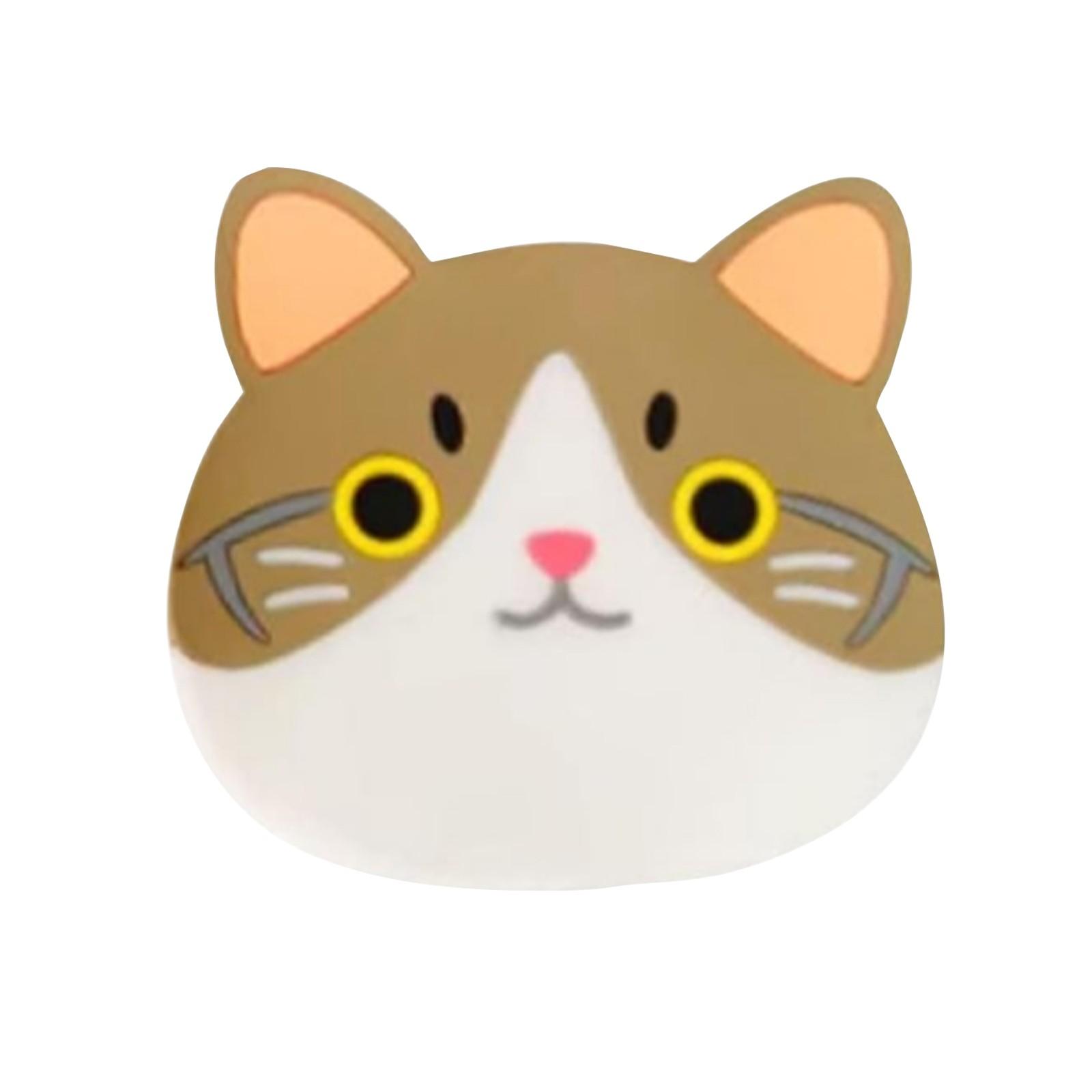 

6 шт. забавных прихваток в виде кота, силиконовые прихватки для украшения журнального столика в ресторане, нескользящие прихватки для напитков, чая, дома, свадебных подарков One Size