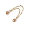 Multi-Function Shorten Trouser Clip Button Tassel Chain Cuff-link Leg Cuff Fixing Pin  Skirts