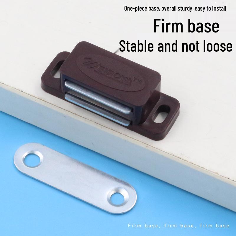 Dinit Mini Extra Small Magnetic Cabinet Door Catch, ABS Plastic