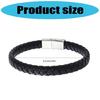 Minimalists Sturdy PU Leather Handmade Bracelet Ergonomic Designs for Workouts and Social Occasions