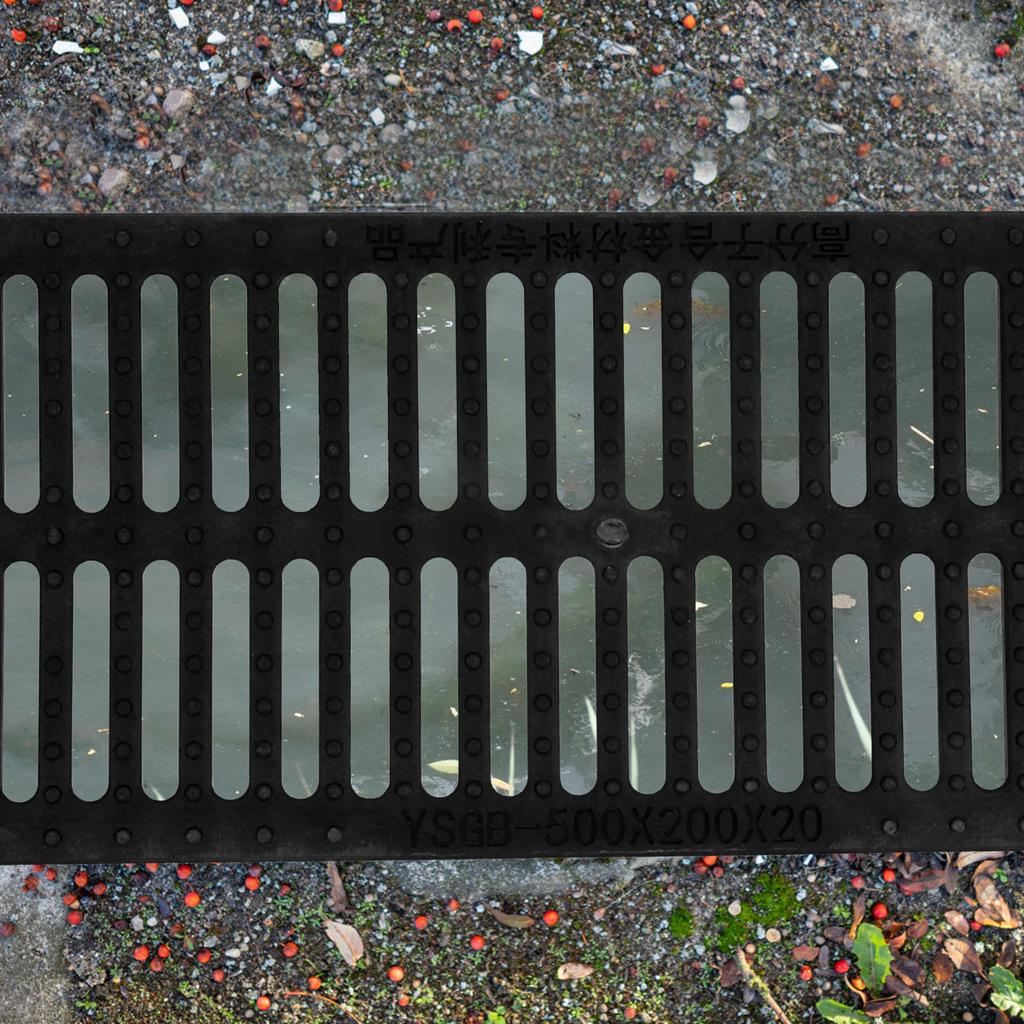 1PC Plastic Drain Grate Replaceable Sewer Cover Outdoor Drainage Drain Cover Sewer Channel Grid Grate