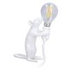 Animal Lamp Soft Lighting Simple Operation Lifelike Image Modern Resin Mouse Lamp for Home Cafe