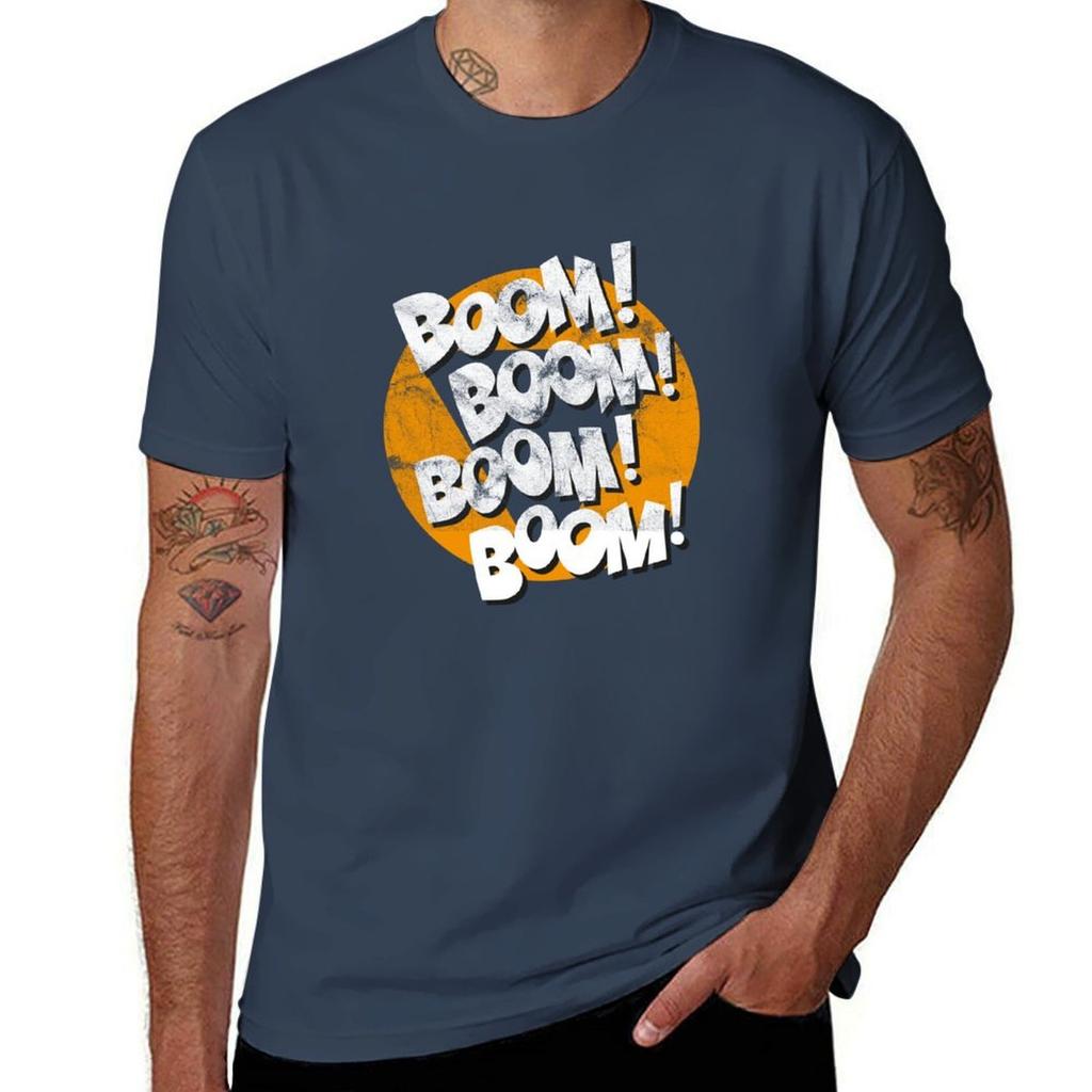 Boom Boom Boom Tshirt Breathable Mesh Panel Tshirt