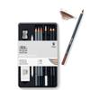 Winsor & Newton Studio Collection Sketching Set Artist Graphite & Charcoal Pencils (7 Pencils + 3 Extra Pencils) 490010