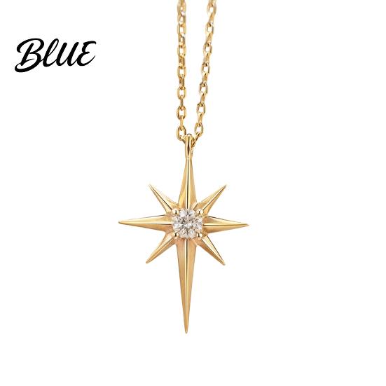 Versatile Style Necklace Mini Eight-Pointed Star for Women Rhinestone Polished
