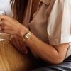 Citizen Bianca Women's Watch 22mm White Dial Gold Tone Stainless Steel Bracelet EW5602-57D
