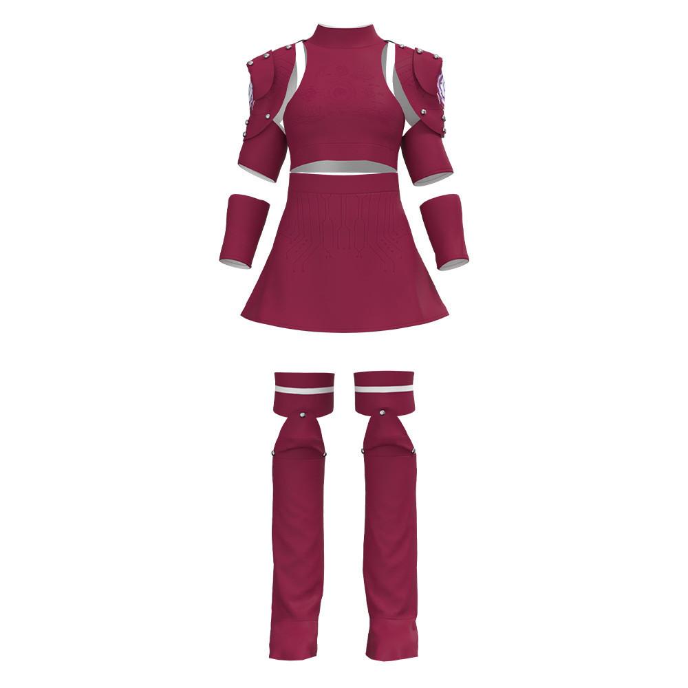 M3gan Theme Cosplay Costume Children Polyester Fabric Halloween Anime Clothing