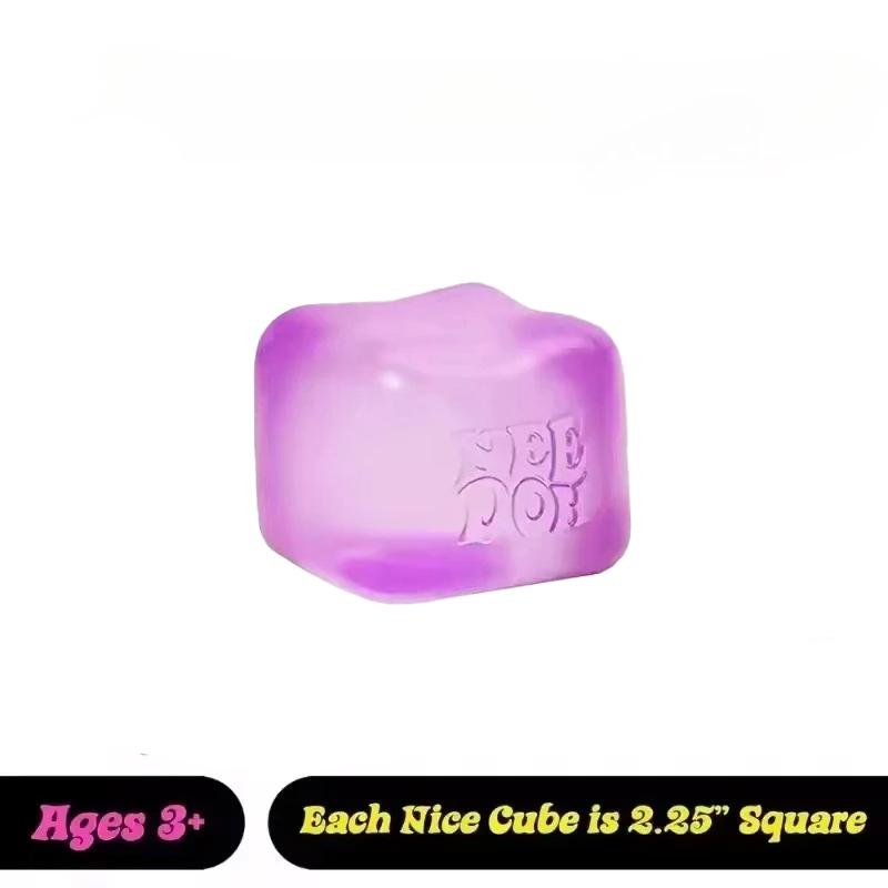 Schylling Needoh Nice Cube Sensory Anti-Stress Block Stress Relief Jigsaw Puzzle Toy for Pressure Relief And Souvenir