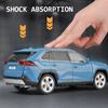 1:24 Scale RAV4 Camry Model Car Toy Metal Diecast Simulation Collection Sound & Light Vehicles Models Hobby Ornaments Gifts