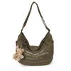 Letter Canvas Bag Women's Tote Bag Student Class Large Capacity Crossbody Bag