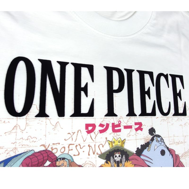 EVERSOUL ONE PIECE Short Sleeve Straw Hat Character Anime Movie XL Size T-Shirt, Pirates, Luffy, Chopper, Zoro, Nami, Sanji, Merchandise, Tee, Men's,