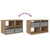 TV Stand with Drawers Artisan Oak 79 x 40 x 48 cm