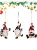 Delicate Santa Claus Hanging Set Tree Ornament With Storage Box Unique Christmas Tree Decorations Hangings Outdoor& Indoor Decor