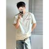 Summer Loose Short Sleeves Street Men's Casual T-shirt Trendy Men round Neck Top