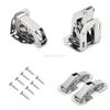 24TE 2Pcs Easy Mount 90 Degree Concealed Kitchen Cabinet Cupboard Sprung Door Hinges