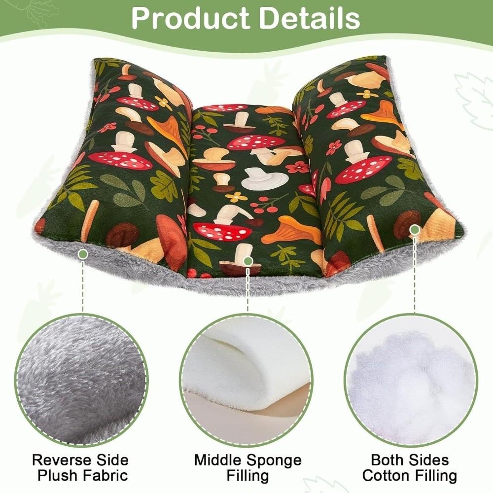 Thickened Bunny Concave Bed Washable Rabbit Plush Mat Soft Rabbit Cushion  Small Pet