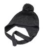 Cute hairball lace-up ear hat retro knitted wool hat autumn and winter outdoor cold-proof face little Lei Feng hat