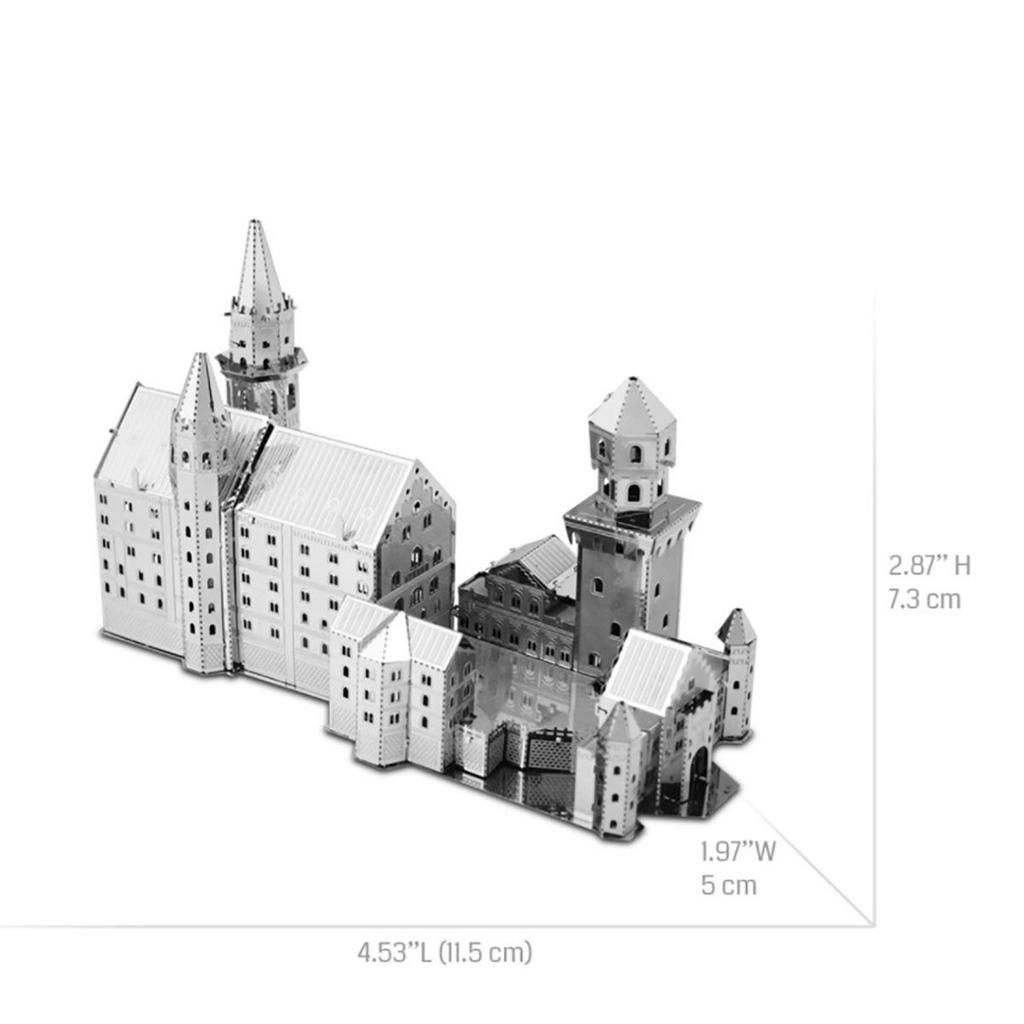 3D Metal DIY Puzzle Model Kit for Adults: Interlocking Educational Toy