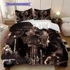 Rock Bands Intense Presence Three-piece set (1 * duvet cover + 2 * pillowcase, without core) 2D Flat Bedding set Duvet cover and pillowcase