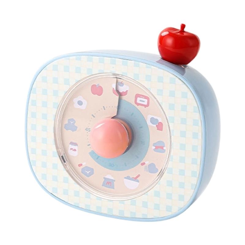 

Портативный визуальный вращающийся таймер, тихие часы с обратным отсчетом для учебы, кухни, готовки, устройство для управления временем синий