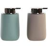 Soap Dispenser - DKD Home Decor - Beige - ABS and Dolomite - 9x9x14.5 Cm - Contemporary