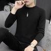 Herren Herbst Winter Neu Wollmischung Rollkragen Quiet Luxury Langarm Basisschicht High End Mode Pullover