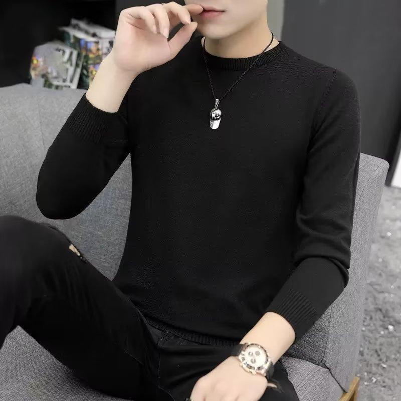 Herren Herbst Winter Neu Wollmischung Rollkragen Quiet Luxury Langarm Basisschicht High End Mode Pullover