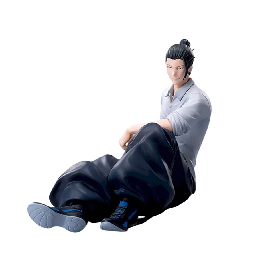 10CM Jujutsu Kaisen Animation Satoru Gojo & Geto Suguru Yumemirize Sitting Posture Action Figure Genuine Miniature Figurine Plaything