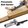 3/8 Inch Air Belt Sander 16000RPM Sanding Pneumatic Tool 10mm Air Belt Grinder Pneumatic Belt Sander for Grinding Metal Steel