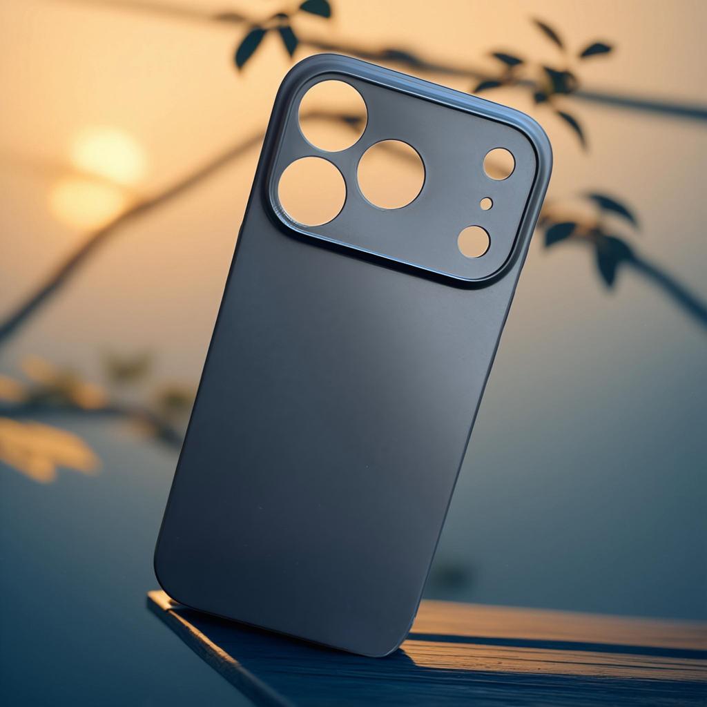 Gjennomsiktig Nytt Produkt Apple 17promax Premium Oransje Telefondeksel Passer for IPhone Taster Full Inkludert Pp-deksel