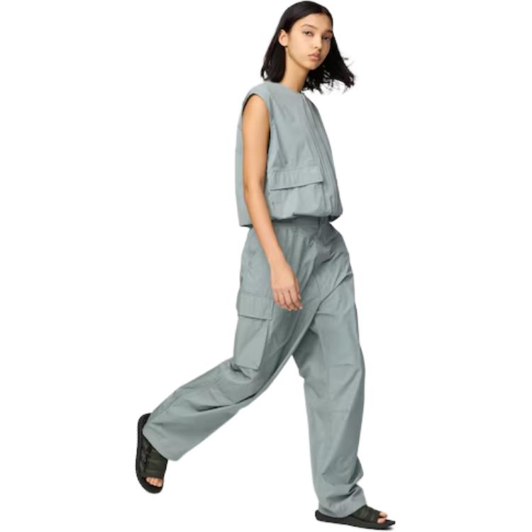 Uniqlo Clare Waight Keller Collaboration Series Casual Loose Multi-Pocket Pants Comfortable Versatile Zipper Work Pants Unisex Bottoms 476193-53