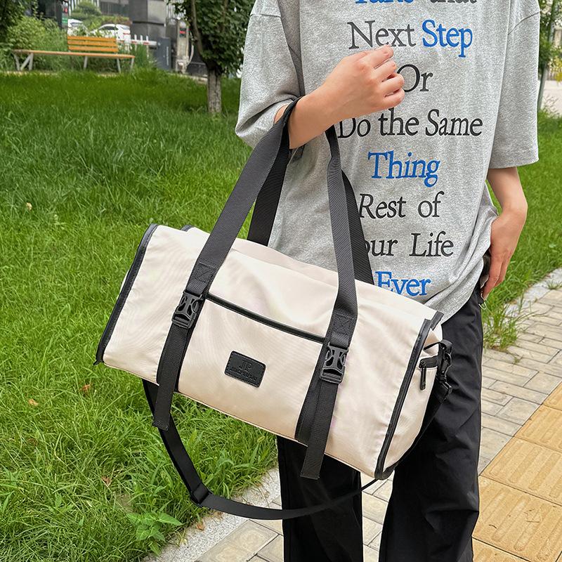 Short-distance portable travel bag, portable luggage bag, wet and dry separation, sports fitness bag, large-capacity maternity bag.